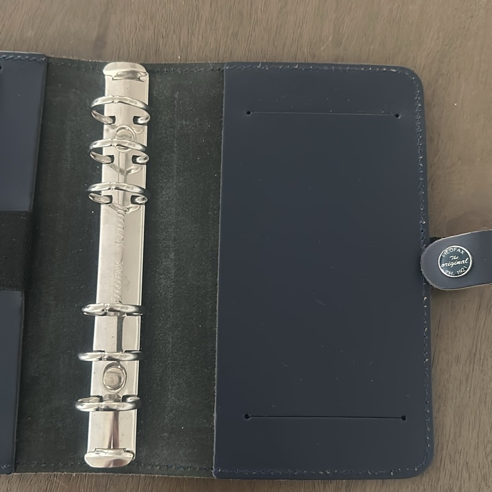 Filofax personal planner, dark blue - Picture 5 of 6